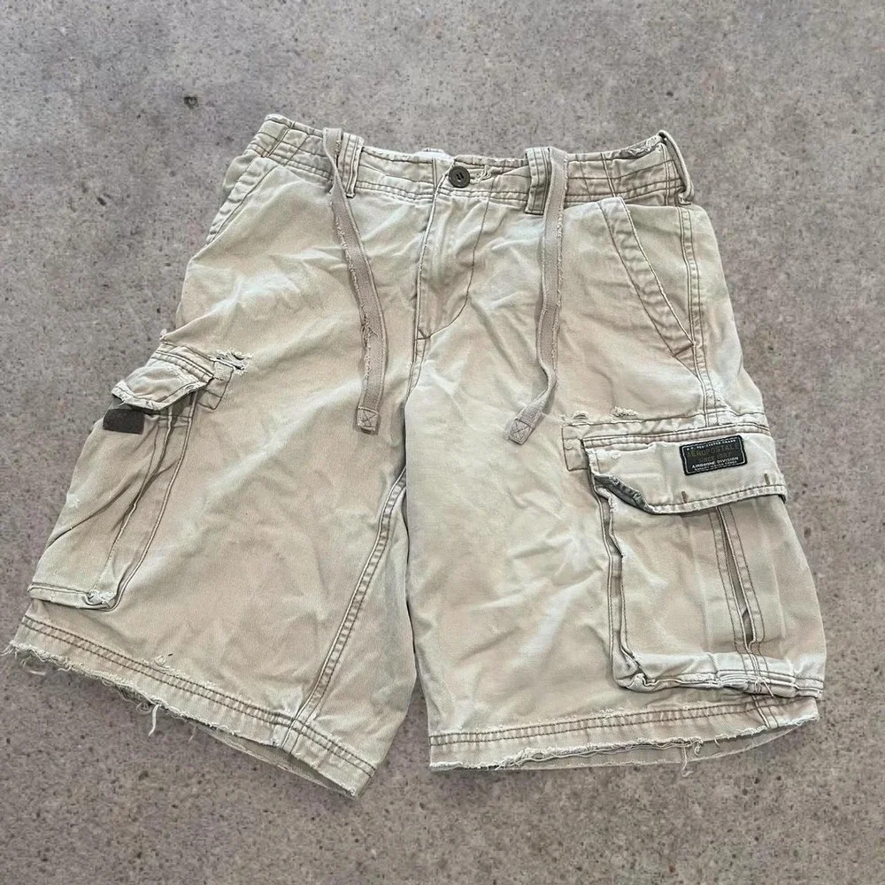 2000s Y2K Aeropostale Tan Cargo Shorts Men's 27 Skater Grunge Gorpcore